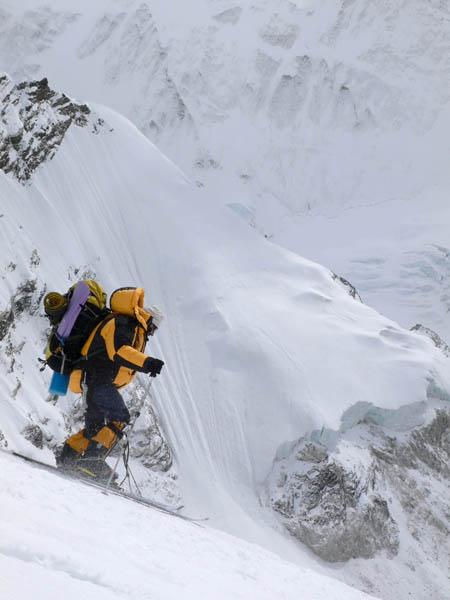 Anselme BAUD sur les pentes du CHO OYU